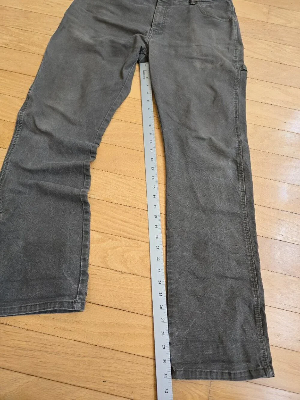 Dickies | grey canvas skater straight leg pants | MENS 34'